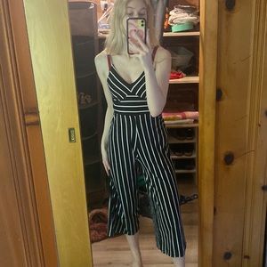 Super cute striped jumpsuit